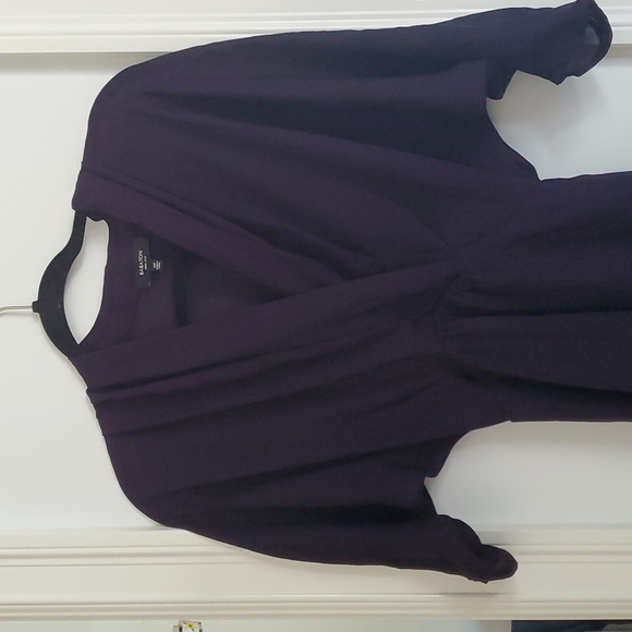 Dark plum babaton dress - Picture 2 of 7